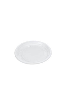 Roll-up Plastik Tabak Beyaz Ekonomik 21cm 100lü