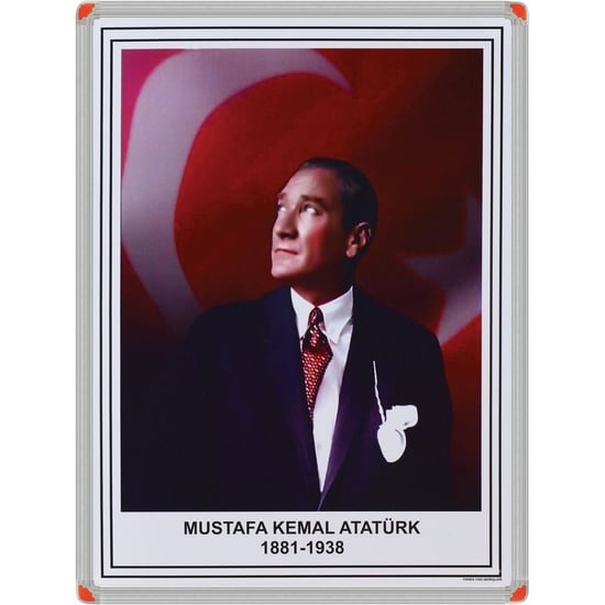 Atatürk Portresi (alüminyum Çerçeveli) - 35x50cm