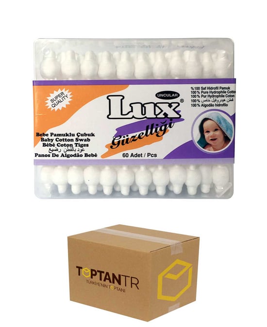 Lux Pamuklu Çubuk 60'lı Paket Bebek