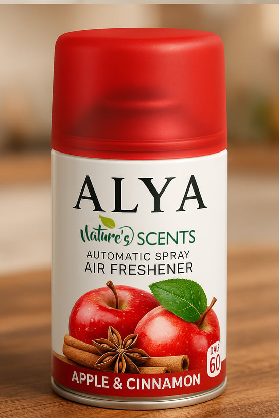 Alya Nature's Scents Apple Cinnamon - Elma Tarçın Oda Kokusu Yedek Makine Spreyi 250 Ml