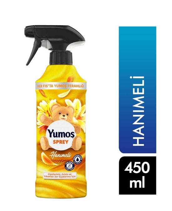 Yumoş Çamaşır Kokusu Sprey 450 Ml Hanımeli