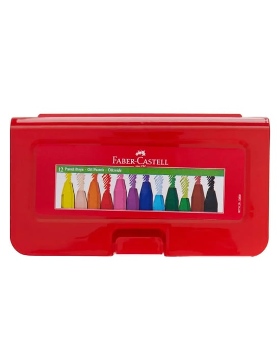Faber-castell Altıgen Pastel Plastik Kutu 12 Renk