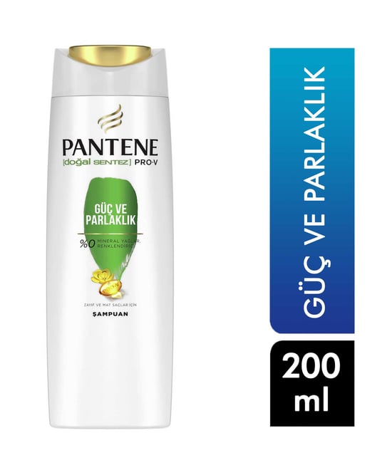 Pantene Şampuan 200 Ml Güç & Parlaklık