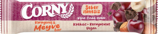 Corny Kuruyemiş & Meyve Bar Vişne Fındık Kakao 35g
