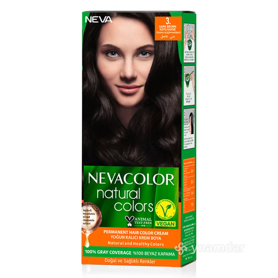 Neva Color Saç Boyası Seti 3 Koyu Kahve