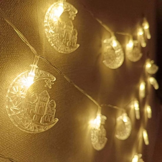 Buffer® Hilal ve Cami Şekilli Usb Led İşık – 20 Led’li Dekoratif Ramazan Dekorasyonu ve Ortam Aydınl