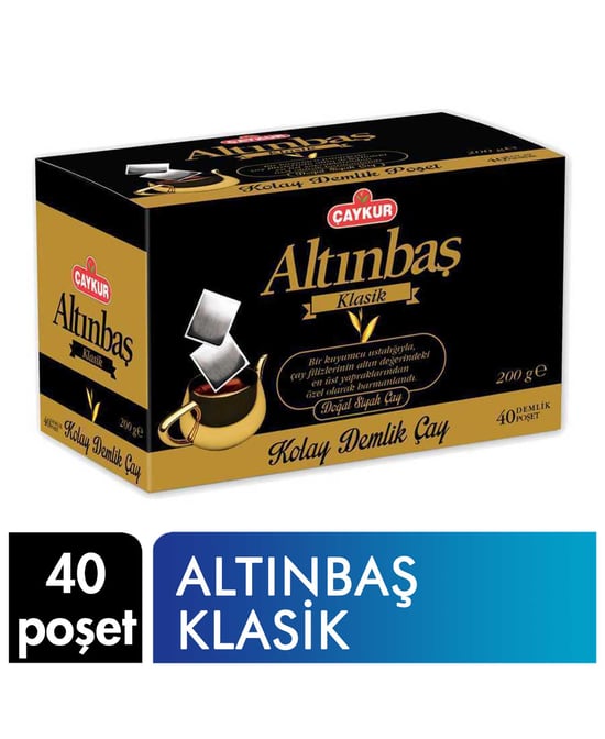 Çaykur Altınbaş Klasik Kolay Demlik Çay 200 Gr 40 Poşet