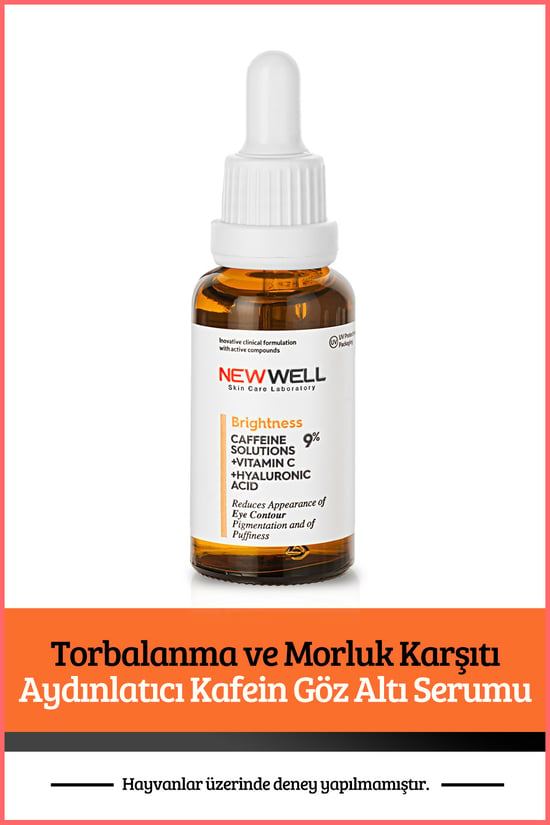 New Well Torbalanma ve Morluk Karşıtı Aydınlatıcı Kafein Göz Altı Serumu 30 ML