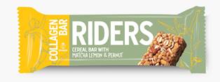 Riders High Protein Bar Yer Fistikli Tahilli Macha Limon Aromali Kolajen 40gr