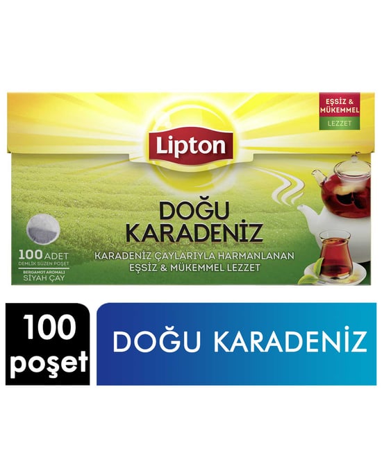 Lipton Doğu Karadeniz 100'lü Demlik Poşet Çay 320 gr