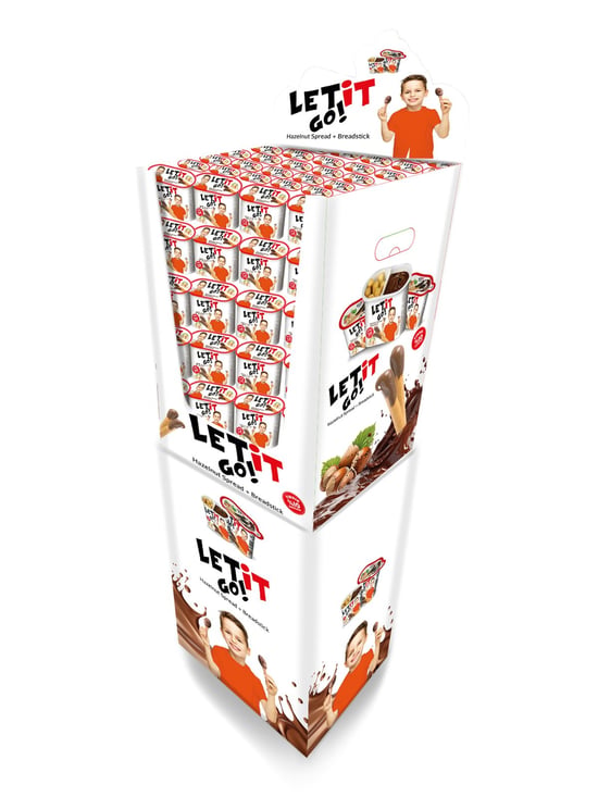 Let İt Go Standli Kakaolu Findik Kremasi & Grissini 50 Gr