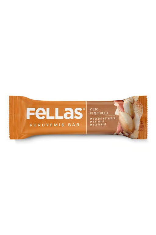 Fellas Yer Fıstıklı Kuruyemiş Bar 30g X 12 Adet