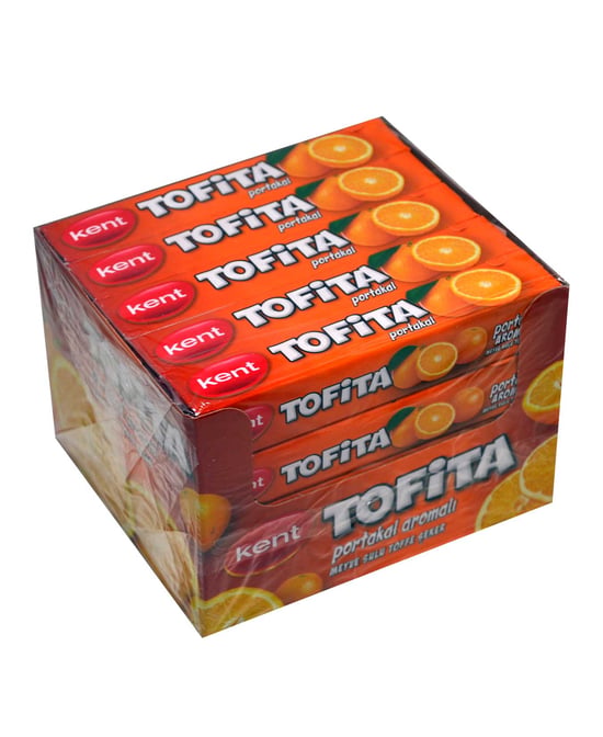 Tofita Şeker 47 gr 20'li Paket Portakal Aromalı