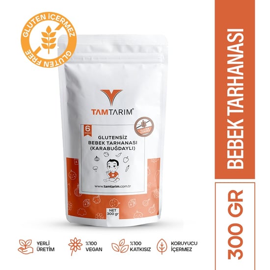 Tam Tarım Glutensiz Bebek Tarhanası 300 GR