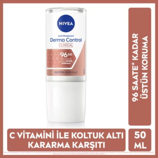 Nivea Derma Control Clinical Kadın Roll-on 50 Ml