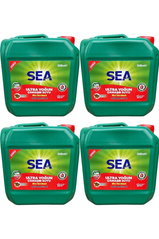 Sea Ultra Yoğun Kıvamlı Çamaşır Suyu 3240 ML