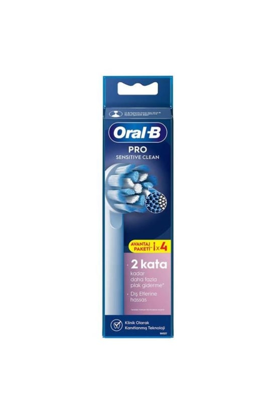 Oral-B Diş Fırçası Yedek Başlığı Sensitive X-Filament 4 lü