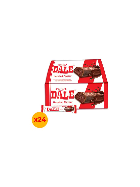 Tayaş Dale - Kakao Kaplamalı Fındık Aromalı Kakaolu Nuga Bar 18 Gr