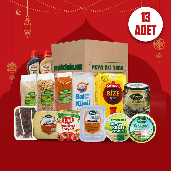 Ramazan Bereket Ziyafet Paketi Kumanya 13 Parça