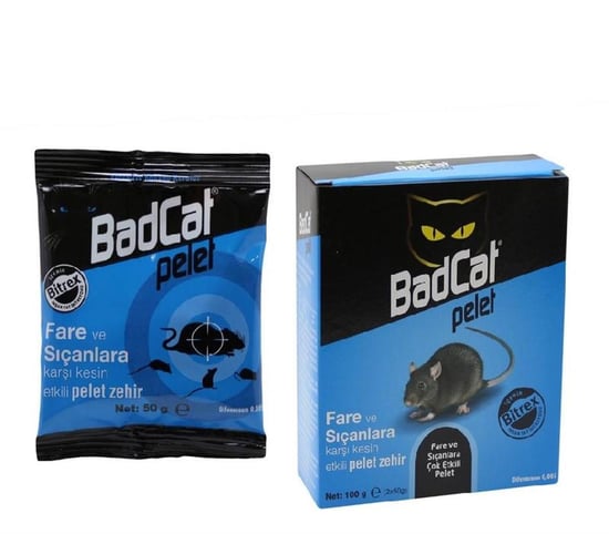Badcat Fare Zehiri Pelet Fare Kovucu 100 Gr