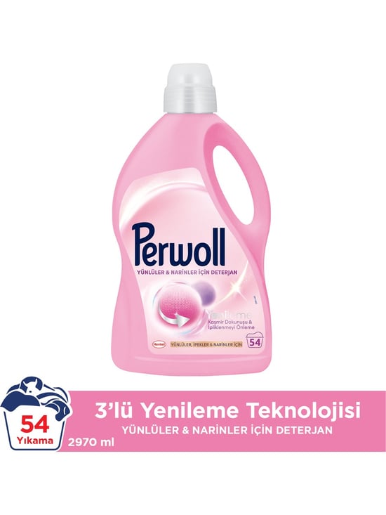 Perwoll Yenileme Yünlüler Narinler Sıvı Çamaşır Deterjanı 2970 Ml