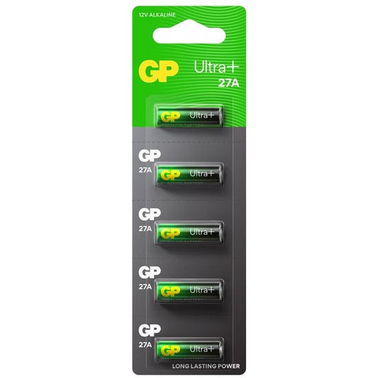 Gp Batteries 27a Ultra Plus 27a/mn27 Boy Pil, 12 Volt, 5'li Kart