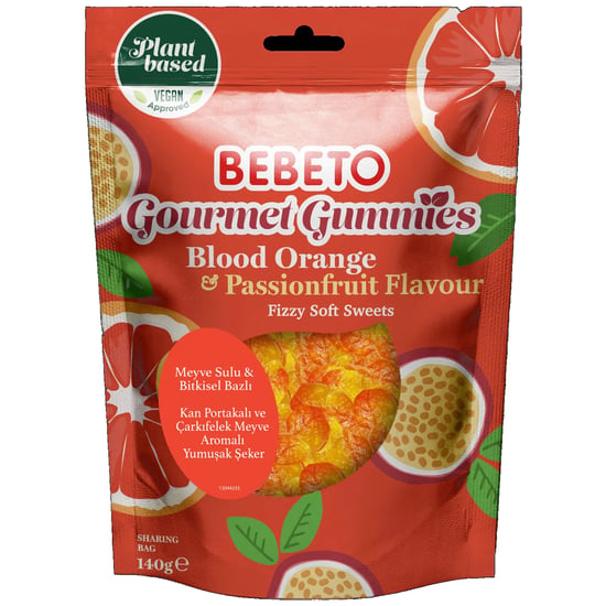Bebeto Vegan Gourmet Gummies 140 Gr. Orange Jelly