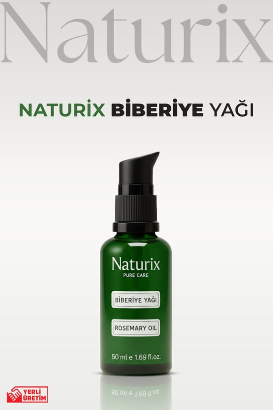 Naturix %100 Doğal Dökülme Karşıtı Biberiye Saç Yağı 50 Ml