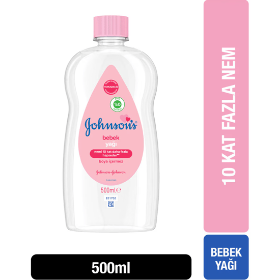 Johnson's Baby Oil 500 Ml Pembe