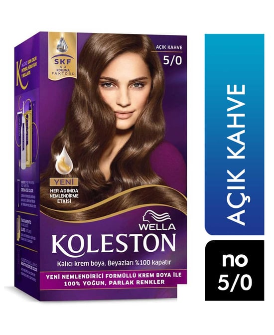 Koleston Saç Boyası no 5/0 Açık Kahve