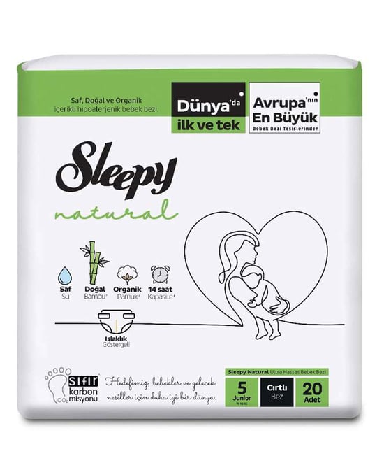 Sleepy Natural Bebek Bezi No:5 20'li Junior