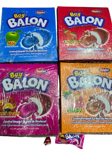 Saadet Bay Balon Dolgulu Sakız 50'li Karma Koli (yeni Ürün)