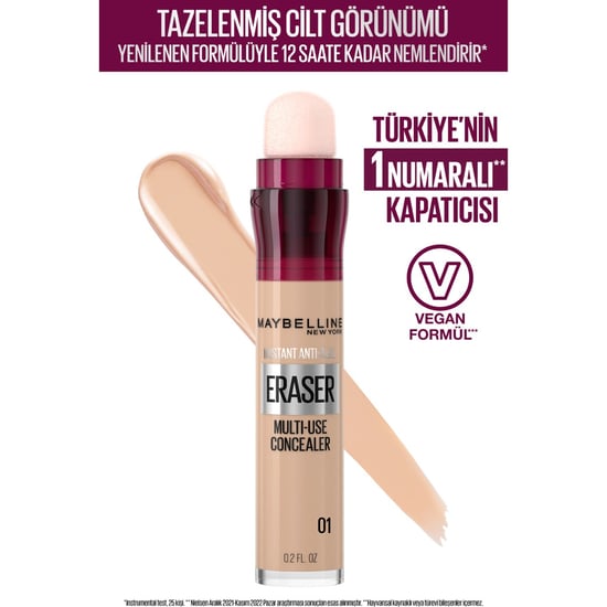 Maybelline New York Instant Anti Age Eraser Kapatıcı 01 Light