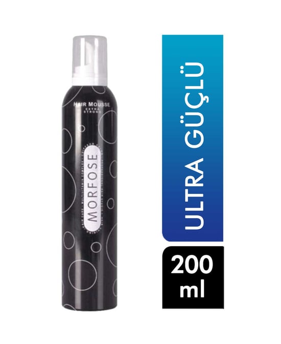 Morfose Siyah Ultra Güçlü Saç Köpüğü 200 ml
