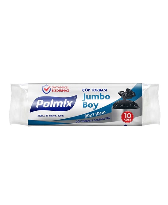 Polmix Çöp Poşeti 80x110cm Jumbo Boy 10'lu