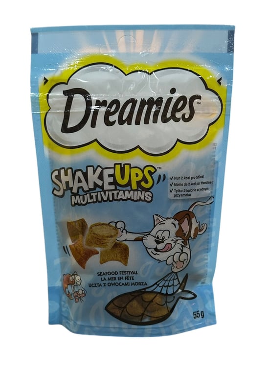 Dreamies Ödül Maması Shakeips Ton-somon & Karides 55 Gr