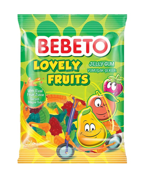 Bebeto Lovely Fruits Şekerleme 80 Gr
