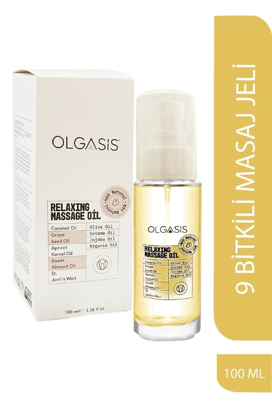Olgasis Relaxing Massage Oil 9 Bitkili Rahatlatıcı Masaj Yağı Sarı Kantaron İçerikli 100ml