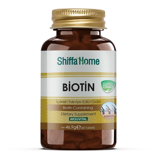 Shiffa Home Biotin 60 Tablet - 847 Mg