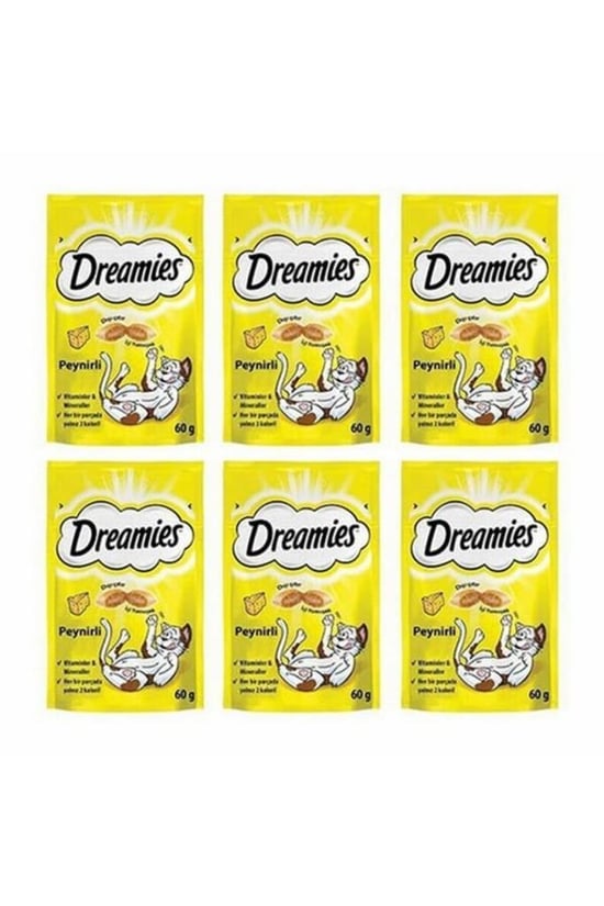 Dreamies Peynirli Kedi Ödül Maması 6 Adet X 60 Gr