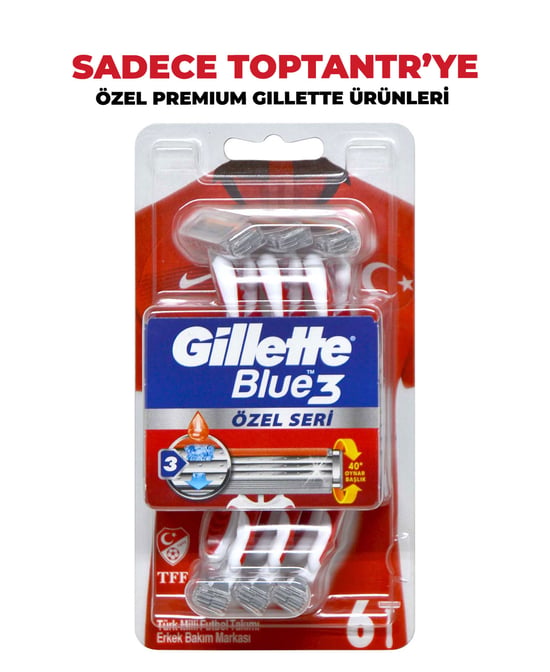 Gillette Blue 3 Tıraş Bıçağı 6'lı Blister Pride