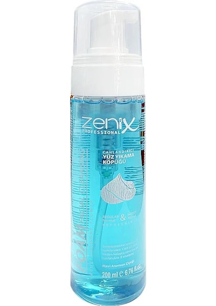 Zenix Yüz Temizleme Köpüğü 200ml.- Mavi