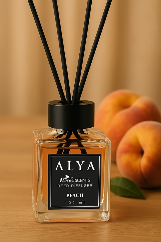Alya Nature's Scents Peach Bambu Çubuklu Oda Kokusu- Şeftali Kokusu