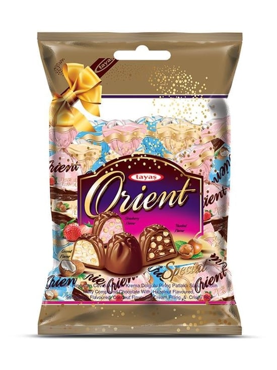 Tayaş Orient Fındık Krema Pirinç Patlaklı Sütlü Bayram Şekeri 1 Kg