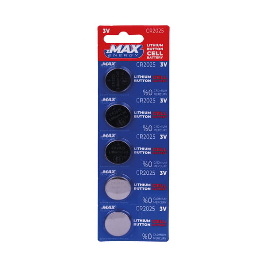 ZMAX ENERGY LİTYUM PARA PİL CR2025 5Lİ KARTELA