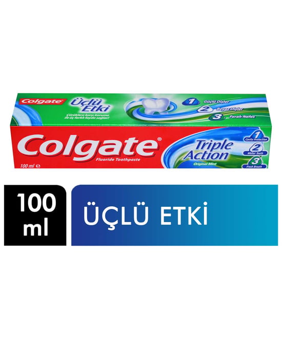 Colgate Diş Macunu Üçlü Etki 100 Ml