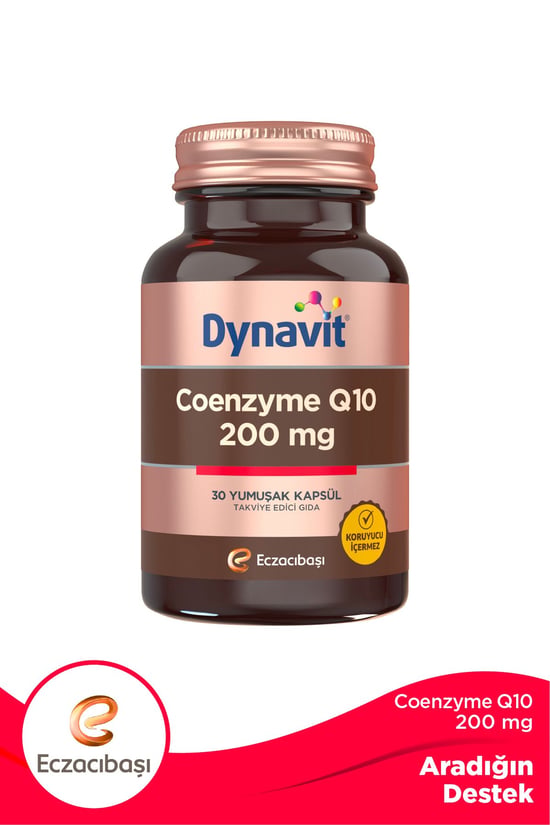 Dynavit Coenzyme Q10 200 Mg 30 Yumuşak Kapsül 200 Mg