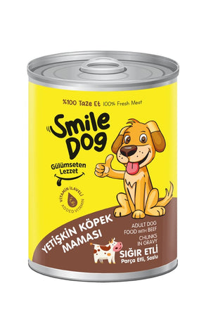 Smile 400 Gr Konserve Köpek Maması Sığır Etli Sml-022