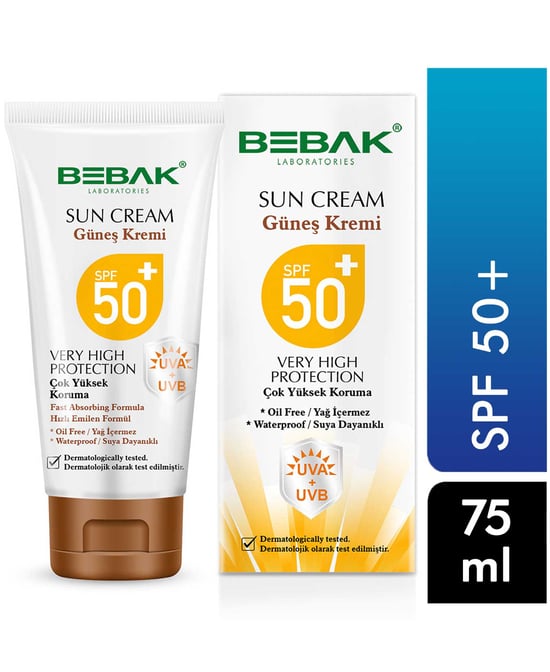 Bebak Güneş Koruyucu Krem Spf 50+ 75 Ml