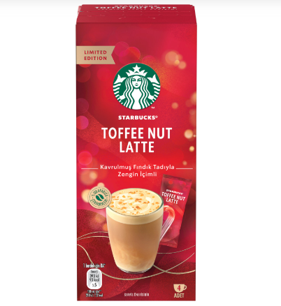 Starbucks Toffee Nut Latte 4*20 23 Gr